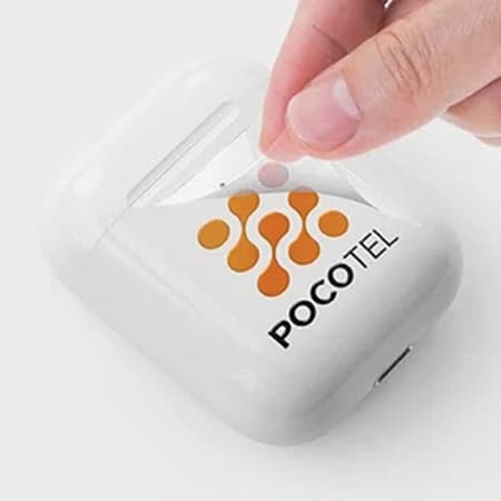 لیبل شیشه ای برجسته (UV DTF)